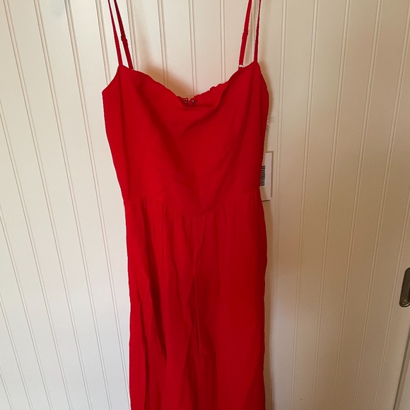 NWT Reformation Rosehip Dress - Size 2 - Red Tomato - Picture 4 of 7